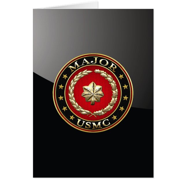 米国海兵隊専攻の: (USMC Maj) [3D] (正面)