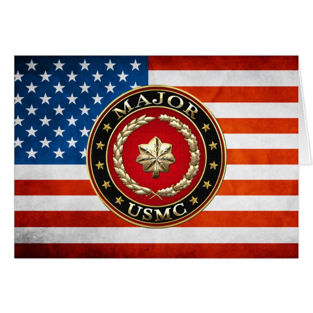 米国海兵隊専攻の: (USMC Maj) [3D] (正面横)
