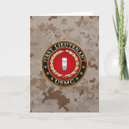 米国海兵隊：中尉(USMC 1stLt) [3D] カード