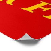 米国海洋公式シール – Semper Fi ポスター (角)