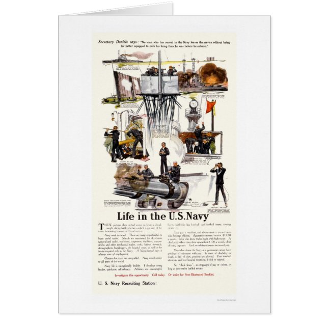 米国海軍の生命 (正面)