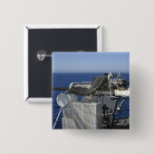 米国海軍の銃兵の助手 缶バッジ (正面&裏面)