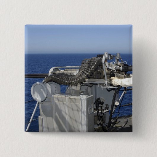 米国海軍の銃兵の助手 缶バッジ (正面)