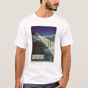 米国海軍は必要とします人(US02300)を Tシャツ