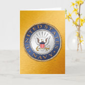 米国海軍カード カード (黄色い花)