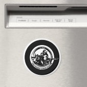 米国海軍コンバットカメラ大西洋4"マグネット マグネット (インサイチュ (食洗機))