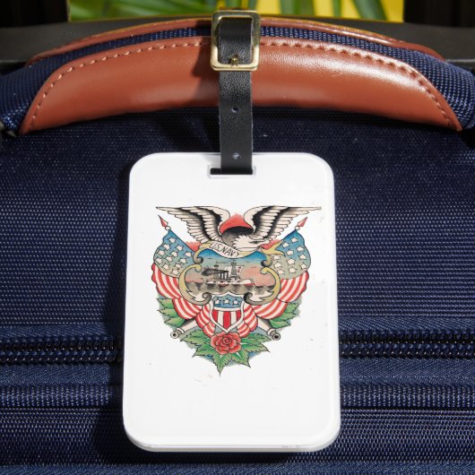 米国海軍タトゥー ラゲッジタグ (正面インサイチュ2)