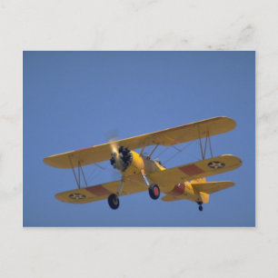 米国海軍バージョン、Stearman N3N3 ポストカード