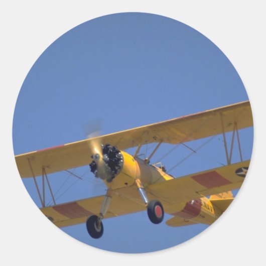 米国海軍バージョン、Stearman N3N3 ラウンドシール (正面)