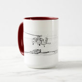 米国海軍パイロットマグ マグカップ (正面左)