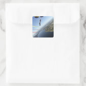 米国海軍パラシュートチームのメンバー スクエアシール (バッグ)