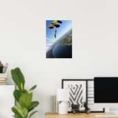 米国海軍パラシュートチームのメンバー ポスター (ホームオフィス)