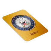 米国海軍ファミリーフレキシブルフォトマグネット マグネット (右側)