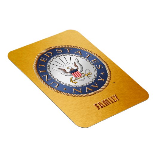 米国海軍ファミリーフレキシブルフォトマグネット マグネット (右側)