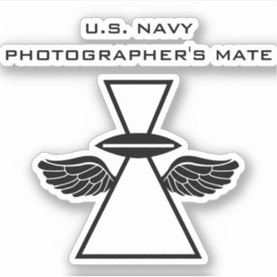 米国海軍フォトグラファーのメイト・ビニール・ステッカー シール
