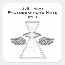 米国海軍フォトグラファーのメイト(PH)-2ステッカー