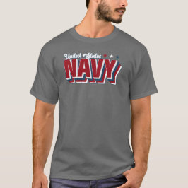 米国海軍レトロヴィンテージレッドホワイトとブルービベス Tシャツ