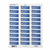 米国海軍住所 シール (フルシート)