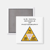 米国海軍写真学校(カラー)磁石 マグネット (正面/裏面)