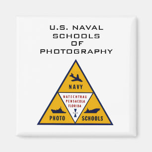米国海軍写真学校（カラー）磁石 マグネット