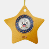 米国海軍母材セラミックオーナメント セラミックオーナメント (裏面)