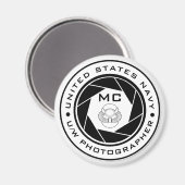 米国海軍水中写真家MCマグネット マグネット (正面/裏面)