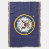 米国海軍紋章 スローブランケット (正面縦)