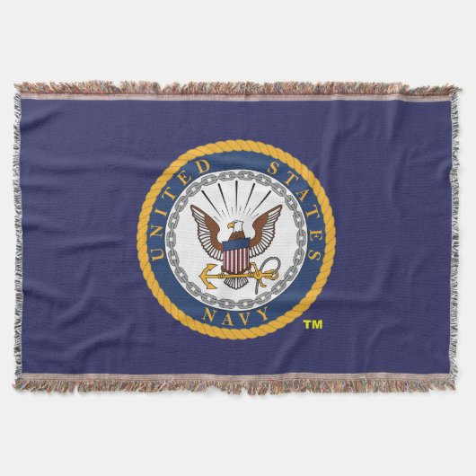 米国海軍紋章 スローブランケット (正面)