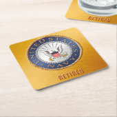 米国海軍紙コースター スクエアペーパーコースター (アングル)