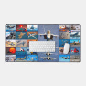 米国海軍航空機「モンタージュ」 デスクマット (キーボード&マウス)