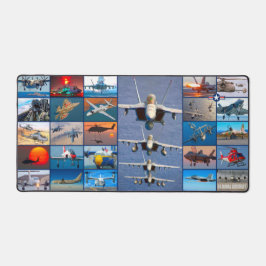 米国海軍航空機「モンタージュ」 デスクマット
