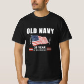 米国海軍退役軍人国旗 Tシャツ (正面)