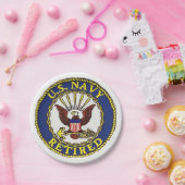 米国海軍退職したな紙皿 ペーパープレート (パーティー)