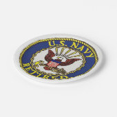 米国海軍退職したな紙皿 ペーパープレート (アングル)