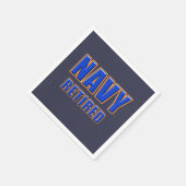 米国海軍退職した紙ナプキン スタンダードカクテルナプキン (角)