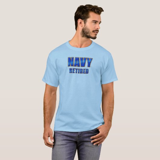 米国海軍退職したTシャツ Tシャツ (正面フル)
