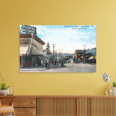 米国海軍造船所へのエントランスビュー キャンバスプリント (インサイチュ (リビング))