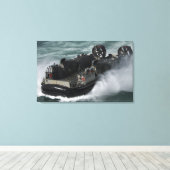 米国海軍陸揚げクラフト用エアクッション キャンバスプリント (インサイチュ (ウッドフロア))