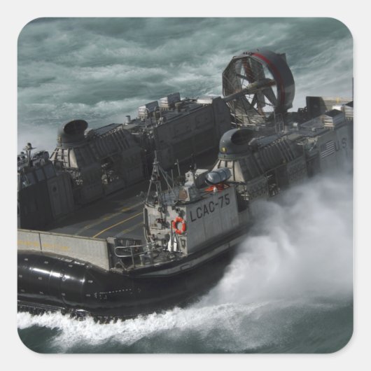 米国海軍陸揚げクラフト用エアクッション スクエアシール (正面)