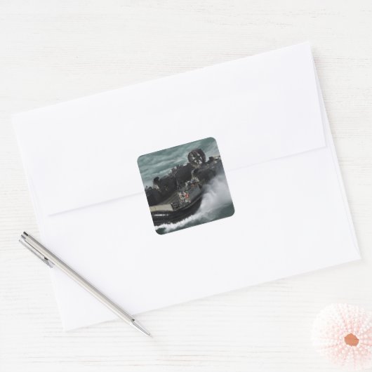 米国海軍陸揚げクラフト用エアクッション スクエアシール (封筒)