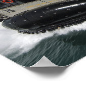 米国海軍陸揚げクラフト用エアクッション ポスター (角)