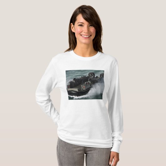 米国海軍陸揚げクラフト用エアクッション Tシャツ (正面フル)