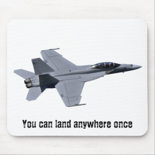 米国海軍F-18によってすごいスズメバチのマウスパッド マウスパッド