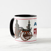 米国消防士 マグカップ (正面左)