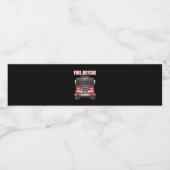 米国消防消防署トラック ペットボトルラベル (シングルラベル)