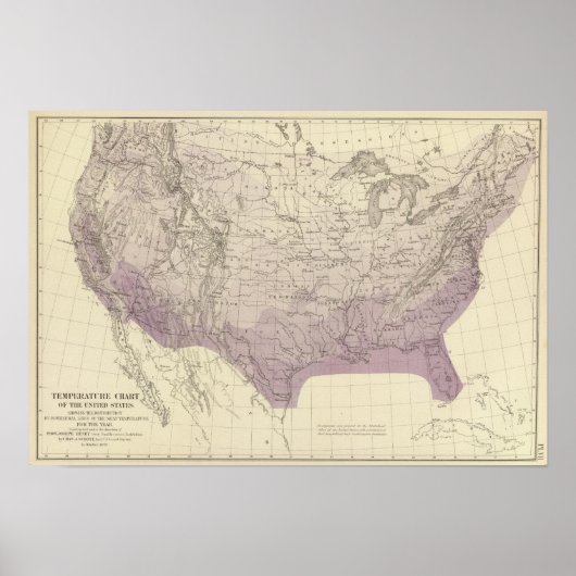 米国温度 ポスター (正面)