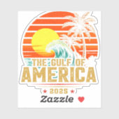 米国湾アメリカEst 2025レトロヴィンテージ シール (シート)