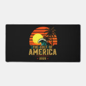 米国湾アメリカEst 2025レトロヴィンテージ デスクマット (正面)