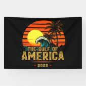 米国湾アメリカEst 2025レトロヴィンテージ 横断幕 (横)