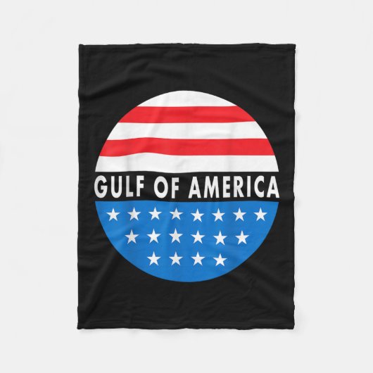 米国湾トランプ大統領2025 _2 フリースブランケット (正面)